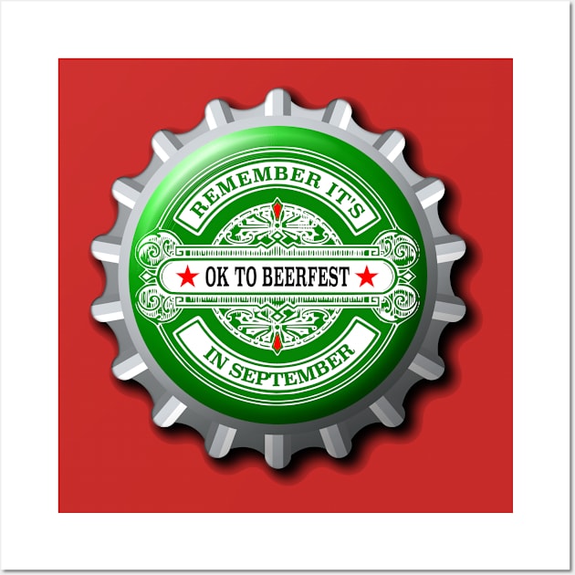 Ok To Beerfest Wall Art by TripleHooligan